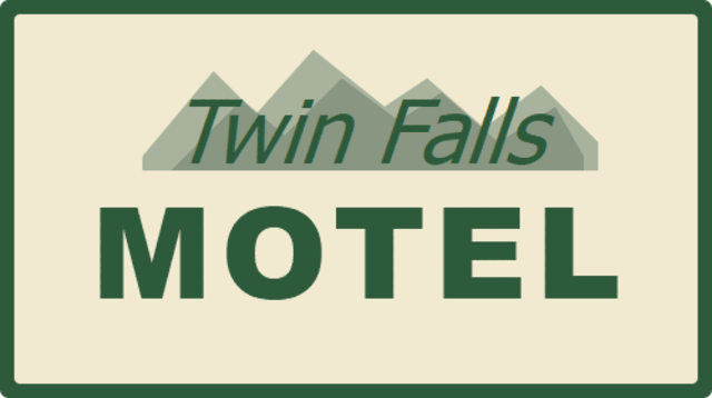 Twin Falls Motel sign